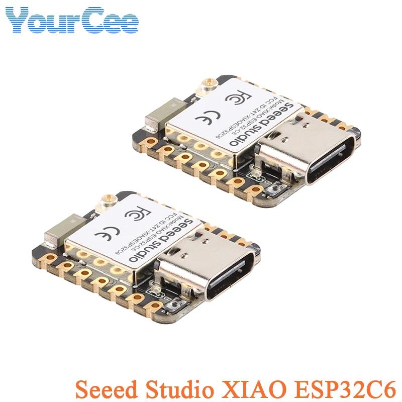 10pcs/1pc ESP32 Seeed Studio XIAO ESP32C6 WiFi 6 +  ȣȯ Ble 5  Zigbee Matter   